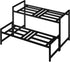 Lilybud--lily Plant Stand Indoor Outdoor, 2-Tier Wrought Iron Plant Stands, Stackable Metal