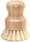 BIEAEIA Natural Sisal Dish Washing Brush Bamboo Round Scrub Brush Pots Pans Vegetables