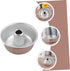 4pcs Donut Pan for Baking, Aluminum Alloy Donut Mold Cake Pan Doughnut Cake Mould Bakery Baking Tools Bakeware for baking muffins, cupcakes by Hemoton