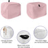 Pink Toaster Cover 2 Slice, Small Kitchen Appliance Covers, Farmhouse Pink Decor Toaster Oven Cover with Loop, Bread Machine Cover Polyester Dust Cover Protection