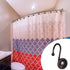 Rustproof Antique Decorative Shower Curtain Hooks, 12pcs Oil Rubbed Bronze Ring Holders for Bathroom Shower Rods
