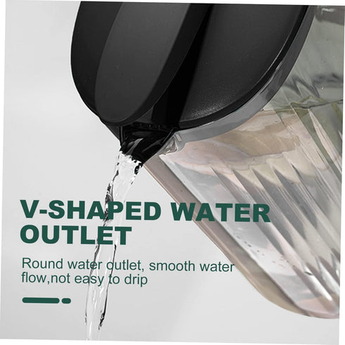 Unomor Cold Water Bottle Drinking Water Jug Water Container Iced Tea Pitcher Cool Water Bottle Tea Pitcher for Fridge Iced Tea Jug Refrigerators Water Pitcher Replace As Teapot by Unomor