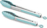 9-Inch & 12-Inch Cooking Tongs, Premium Silicone Set of 2, BPA Free Non-Stick Stainless Steel BBQ Grilling Locking Food