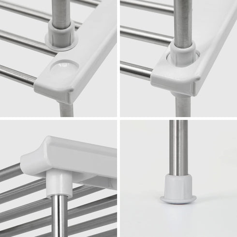 Set 2 Counter 9.8 7.8 6.1 carrotez Cabinet Organizer Shelf, of Stackable Kitchen Shelves, Kitchen Cabinet Organizers