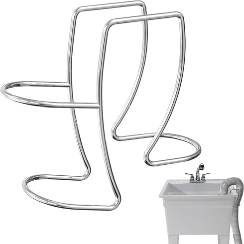 Adjustable Washing Machine Drain Hose Holder, Washer Drain Hose Guide Assembly, Hose Clamp Clip
