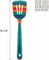 12-1/2" Wooden Slotted Spatula from Baltique Montego Bay Collection, Safe for Nonstick Cookware