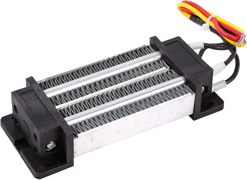 Qiilu Ptc Heater 12V 200W Electric Insulated Ceramic Thermostatic High Power Ptc Air Heater