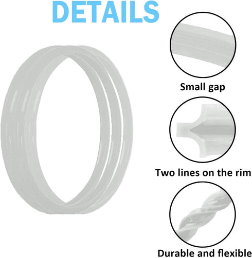 Silicone Sealing Ring Food Grade Gaskets for Still/Water Distiller/Wine Making Kit, 2 Gallon