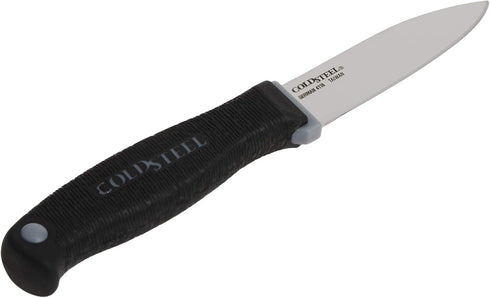 Cold Steel Paring Knife, Compact Lightweight Durable Cryo-Quenched German 4116 Stainless Steel, Ergonomic Kray-Ex Handle