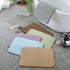 Flamingo P Memory Foam Shower Bathroom Mat Rug, Soft Non-Slip Bath Mats, Machine Washable, 24x17 Inches, Aqua Green