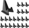 20 Pack Black Card Stands, Acrylic Mini Sports Card Holder for Displaying Trading Cards, Baseball Cards, Coins