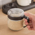 Jars,12oz/350 ml Canisters,3Pack Set Kitchen,Counter Glass Condiment Spice Condiment Jar Spice Container with Lids