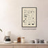 enttgo 16x24 inch Moka Pot Espresso Poster Black And White Coffee Canvas Wall Art Minimalist Painting Prints for Coffee