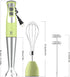 Immersion Hand Blender - UTALENT 3-in-1 8-Speed Stick Blender with Milk Frother and Egg Whisk - Green