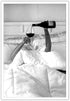 KFDJIG Preppy Canvas Wall Art Black and White Pictures Feminist Poster Trendy Teen