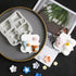 9-Cavity Flower Pots Urns Silicone Fondant Mold for Sugar Paste, Flower Vase Gum Paste Mold for Wedding Party Cake