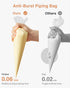 Kootek 12" Piping Bags (100Pcs), Disposable Anti Burst Pastry Bags for Cake Decorating, Cookies, and Baking Supplies.