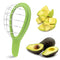 Avocado Slicer Tool - 3.2 x 6.3 Inches with Ergonomic Handle, Food-Grade Plastic and Stainless Steel