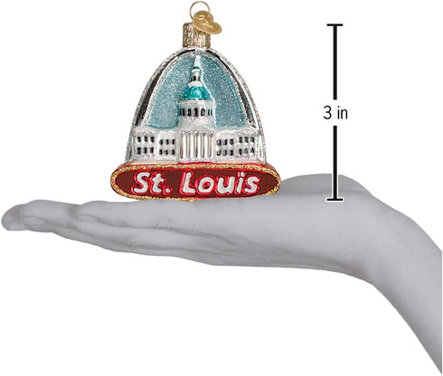 Old World Christmas Cities, Places and Landmarks Glass Blown Ornaments, St Louis