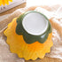 Set of 2 6-Inch Sunflower-Shaped Candy Snack Bowls