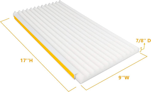 LBG Products Window Air Conditioner Foam Insulation Panels, AC Side Insulating Panel Kit, 2 Pack, 17in High x 9in Wide