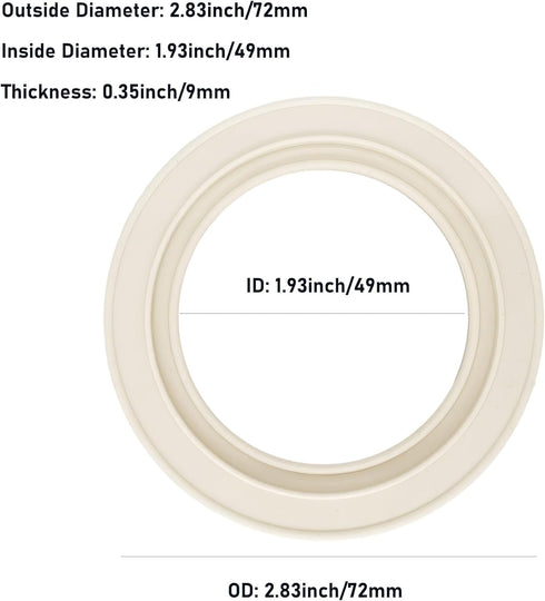 Grouphead Gasket for Breville Double Boiler Oracle Series Espresso Machine, BES900, 920XL, 980, 990, Anti-Leak Water