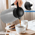 68 Oz Insulated Thermal Coffee Carafe Stainless Steel Double Walled Vacuum Coffee Thermos, Hot Water, Tea, Hot Beverage Dispenser, Keep 24 Hour Heat Retention/12 Hour Cold Retention (Sliver, 2L) by LRUUIDDE