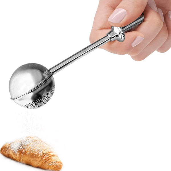 JETKONG Powdered Sugar Shaker Duster Flour Dispenser Shaker with 18/8 Stainless Steel
