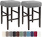 LIULIWEIFA Bar Stool Covers Rectangle Set of 4/2/1 Saddle Bar Stool Covers Slipcover