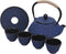 Japanese Style Cast Iron Teapot Set with 4 Tea Cups Iron Tea