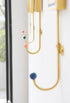 COLLECTIVE HOME Monogram Wall Hooks - Wall Mounted Hooks for Hanging, Decorative Wall Hangers for Home Decor