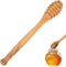 KYVANDO Traditional Olive Honey Dippers - Durable & Warp-Resistant, Preserves Honey Purity, 1pcs,