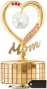 Matashi Gift for Her 24K Gold Plated Music Box Plays Amazing Grace