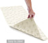 OTHWAY Non-Slip Soft Rubber Bathtub Mat with Strong Suction Cups, Beige