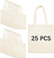 ORJ 13 * 15 inch Sublimation Blank Canvas Bags Bulk,Tote Bags for Sublimation,