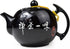 Porcelain Teapot, 10oz Small Tea Pot Xishi Chinese Gongfu Tea Set Ceramic Kettle Black (Teapot) by Liang baobao