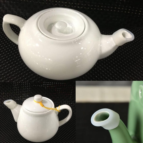 Teapot Spout Protectors, Silicone Tea Pot Cover Sleeve, Drip-Proof and Leak-Proof Teapot Spout Protector 3pcs White