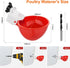 WIXUXSI 6 Packs Automatic Chicken Waterer Cups, Large Chicken Water Feeder, Chicken Water Cups, Poultry Waterer Great