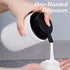BosilunLife Foam Hand Soap Dispenser - White Ceramic Refillable Liquid Lotion Soap Dispenser for Countertop