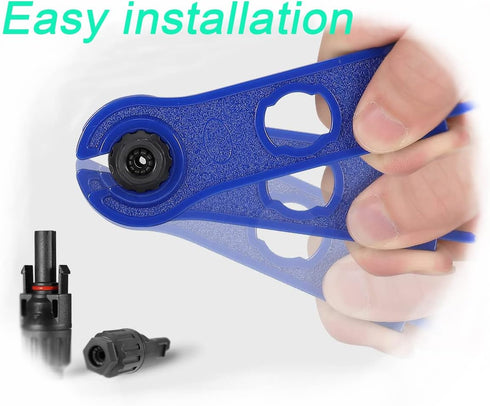 Y Solar Connector, Solar Y Branch Parallel Cable, 10AWG 45A Waterproof IP68 40CM Cable for Solar Panels