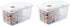 JapanBargain 1825 - Lot of 2 Japanese Rice Storage Containers, 11 LBS, Made in Japan