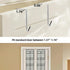 Over The Door Shoe Organizer, 14 Large Mesh Pockets Hanging Shoe Rack for Closet, Gray, 2-Pack