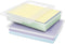 Lifewit 2 Pack Plastic Multi-Purpose Storage Box with Latching Lids, Clear A4 Paper Storage for Classroom, Board Game,