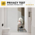 Window Privacy Film, Frosted Glass Window Film for Bathroom and Home Office, Static Cling Non-Adhesive Coverings