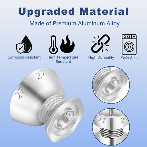 Upgraded W10837625 Dryer Motor Pulley 27 - Compatible with Whirlpool/Kenmore/KitchenAid/Maytag Dryers, 2 Pack
