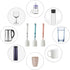 Bottle Brush Long Handle Cleaner, Detachable Sponge for Cups, Wine Glasses, Baby Bottles (3 PCS)