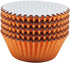 Standard Orange Foil Cupcake Liners, 100-Count Muffin Baking Cups for Party and More