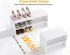 Closet, 2-Tier Closets, Space,Hallway,Bedroom,Bathroom,6-12 White Shoe Rack Organizer for Expandable Shoe Shelf