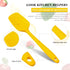 Patelai 7 Pieces Silicone Spatulas, 8.2 Inch Small Rubber Spoon Non Stick Kitchen Tools for Cooking and Baking