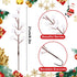Vellibring 32 Pack Artificial White Berry Stems, Christmas White Berries Picks Holly Berry Branches for Christmas Tree